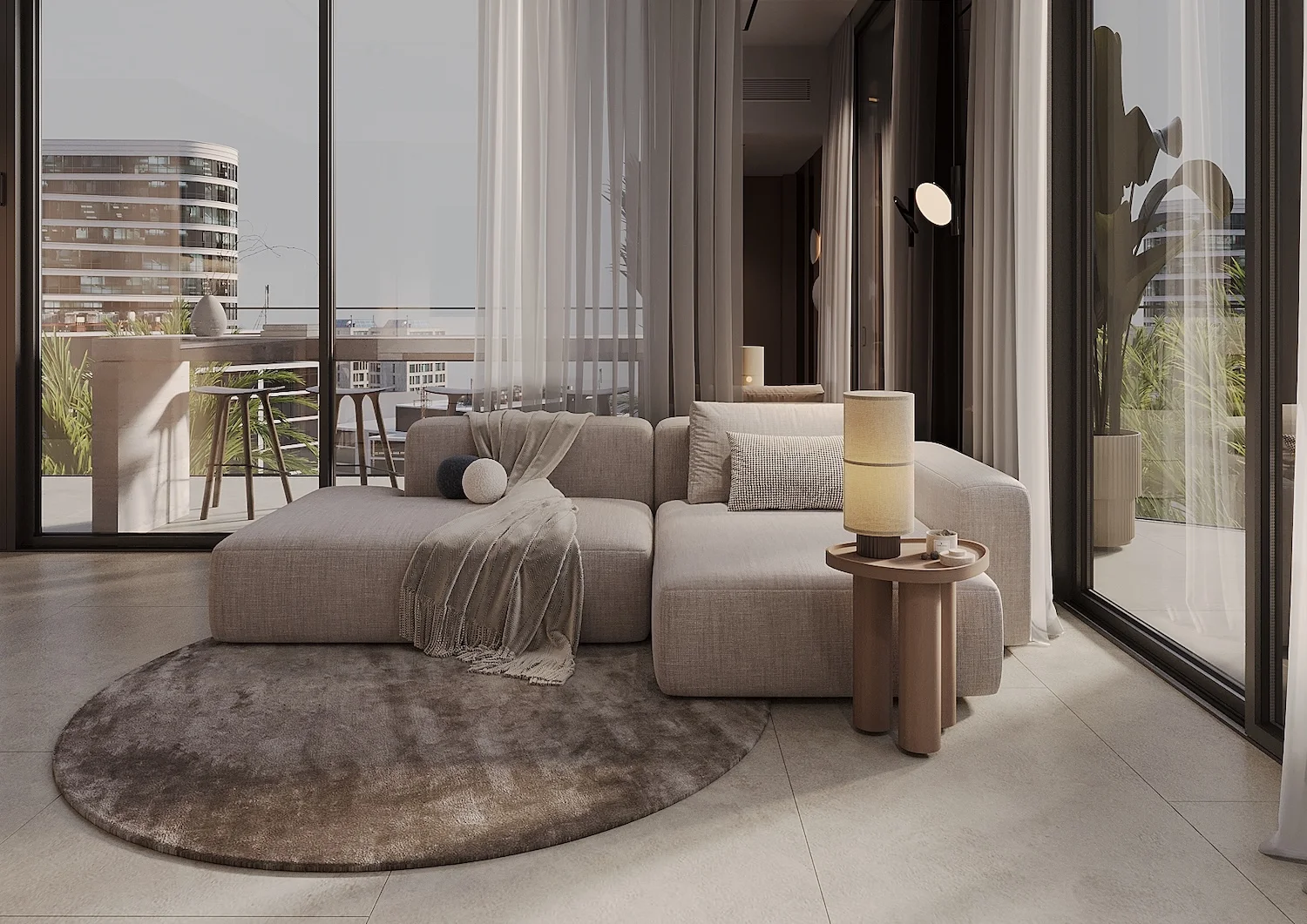 DivineMr_Dinesh_residential_tower_974_2_Room_apartment_View06